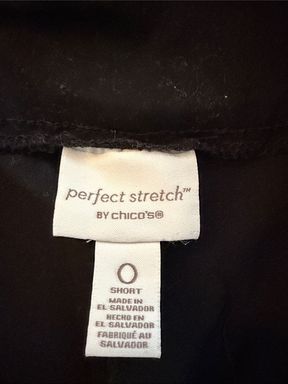 Chico's Black 'Perfect Stretch' Pull-On Pants women’s size 4 - Picture 4 of 4